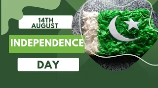 Independence day flag Diy|| 14 August 2023 independence day craft|| independence day craft idea