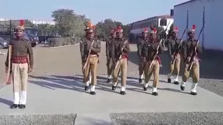 Double guard Salami Rajasthan Police SLR rifle