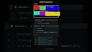 CSS Grid Column Tutor Joe's