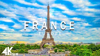 FLYING OVER FRANCE (4K UHD) - Relaxing Music Along With Beautiful Nature Videos - 4K Video Ultra HD