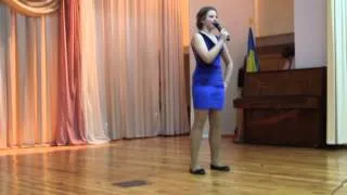 Конкурс краси серед дівчат 5-6 класів "Міс Златава Осінь" (30.11.2012) - виступ Насті