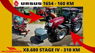 Duży URSUS 1654 jakiś taki mały?? Rozładunek ciągnika McCormick X8 - 310 KM | Czy będą testy?