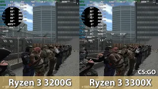 AMD Ryzen 3 3200G vs Ryzen 3 3300X - Zen 2 OBILERATES Zen+ - CPU Comparison