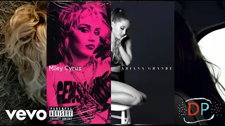 Miley Cyrus & Ariana Grande - One Last Angel [Mashup] (Visualizer)