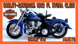 №148 Harley-Davidson 1952 FL Hydra Glide (Maisto)