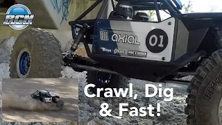 Axial Capra Running Video - Crawling, Dig Feature, Going Fast!