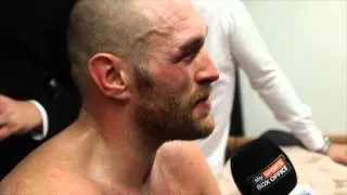 TYSON FURY - 'I BURST INTO TEARS, I WAS CRYING, I WAS UP THE FLOOR, THE LOT! IT WAS EMOTIONAL'