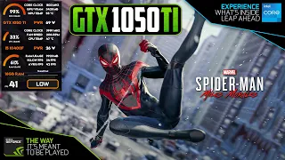GTX 1050 Ti - Marvel's Spider-Man Miles Morales - 1080p All Settings Tested