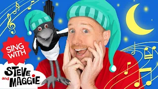 Steve and Maggie Bedtime Routine Funny Song for Kids | Sing with Steve and Maggie