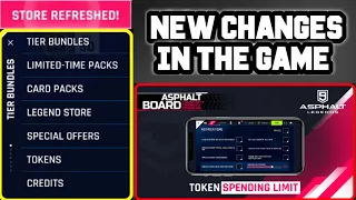 Asphalt 9 | Legend Store Look Updated | Token Spending Limit Settings | New changes in Asphalt 9