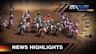 News Highlights | EMX125 Presented by FMF Racing Race 2 | Liqui Moly MXGP of Germany 2023 #MXGP