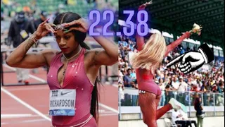 Sha’Carri Richardson Getting Her Back Blown in the 200m? | USATF Championship