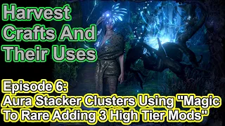 POE Harvest Crafts: Aura Stacking Cluster Jewels - Introspection + Good Mods - Path of Exile 3.18