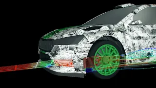 Outstanding aerodynamics of the new ŠKODA FABIA RS Rally2