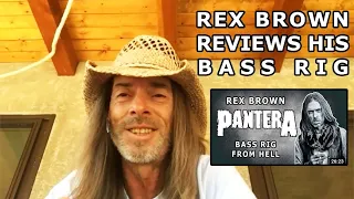 Rex Brown Reviews His Bass Rig on WhichBass - Full Interview 2020