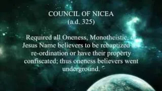 Oneness Apostolics In History (a.d. 33-1880's)