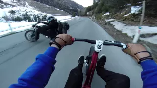 JR Drift Trikes hits Austria again! snowy mountains and sideways sliding!