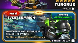 Empires & Puzzles - 80 pull -Challenge Festival Event Summon -  Featuring Green Knight and Guinevere