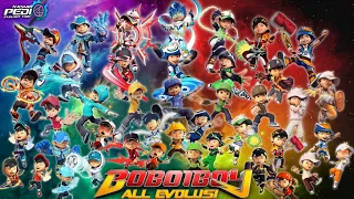 Evolusi Elemental BoBoiBoy Tahap 1 2 3 dan Elemental Fusion