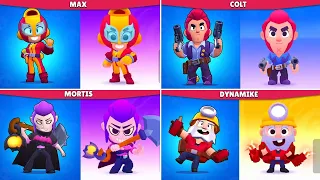 Brawlers VS Characters Animation | Brawl Stars VS Squad Busters