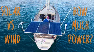 SOLAR Vs. WIND - How much power can you make? ELECTRICAL BOAT TECH (2 of 7) - Sailing Vessel Delos
