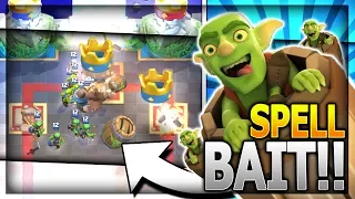 SPELL BAIT!! TOP SPELL BAIT DECKS!! Hog Rider & Miner Zap Bait / Log Bait Decks in Clash Royale