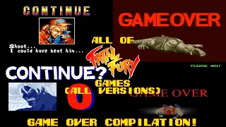 Game Over: All of Fatal Fury / Garou Games Compilation! (All Versions)