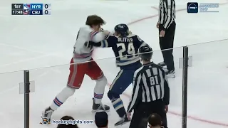 Matt Rempe vs Mathieu Olivier Feb 25, 2024