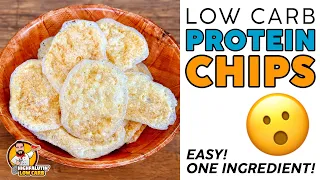 EASY & CRISPY Low Carb CHIPS! 😮 VIRAL Keto Protein CRISPS Recipe!