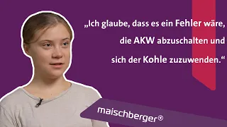 Lieber Atomkraft statt Kohlekraftwerke – Greta Thunberg im Exklusiv-Interview | maischberger