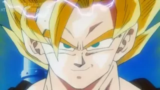 Dbz Goku shows Goten nd Trunks Super Saiyan 3