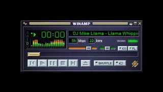 DJ Mike Llama - Winamp, It Really Whips The Llama's Ass