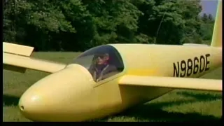 Glider flying 'Windmills Of Your Mind' film 'The Thomas Crown Affair' 1968