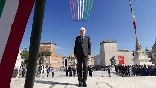 Mattarella all'Altare della Patria - Festa della Repubblica