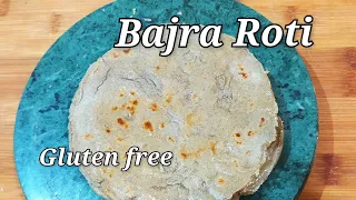 Bajra Roti- Soft & Fluffy, Easy to Roll | Gluten free Millet Roti | Bajra/Pearl Millet Ghee Roti