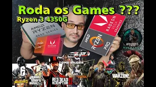 Processador AMD Ryzen 3 PRO 4350G com Vídeo Integrado - Jogar sem Placa de Vídeo é a solução?