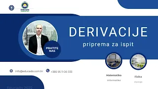 Derivacije - priprema za ispit znanja