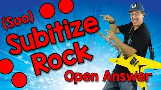 Subitize Rock (soo-bi-tize) | Open Answer | Math Song for Kids | Jack Hartmann