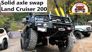 Solid axle swap Land Cruiser 200 and 150 Prado, Samurai Cruiser and GR LC300 Dakar rally