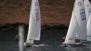 Javelin race start at Glossop Sailing Club
