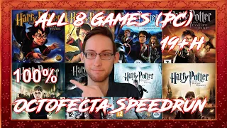 Harry Potter 1-7.2 (PC) 100% Octofecta Speedrun in 19:40:39 (PB/WR) (Part 1/2)