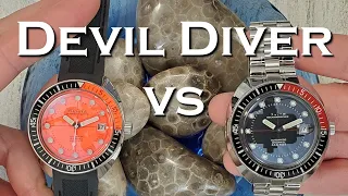 Bulova Devil Diver Orange vs Black Dial, Strap vs Bracelet, 96B350 vs 98B320