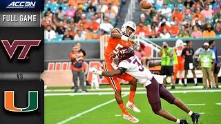 Virginia Tech vs. Miami Full Game | 2019 ACC Football