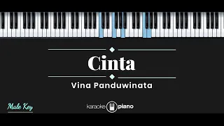 Cinta - Vina Panduwinata (KARAOKE PIANO - MALE KEY)