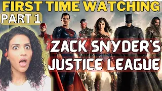 Zack Snyder's Justice League 2021 FULL First Time Watching Reaction Snyder Cut Part 1