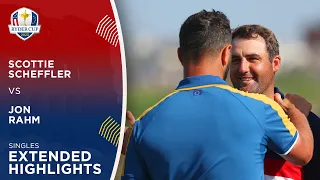 Scottie Scheffler vs Jon Rahm Extended Highlights | 2023 Ryder Cup