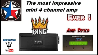 Toro Tech MRX4 Best mini 4 channel amplifier for car audio or motorcycles