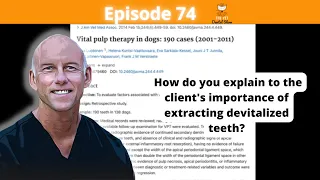 Ep 74 - Can you provide a guideline for when to refer to a specialist for a root canal?