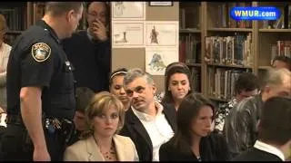 Raw video: Man arrested at Gilford school board meeting