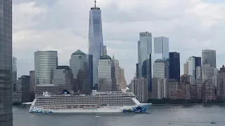'Sudden, extreme' gust of wind sends Norwegian cruise ship passengers 'flying' | VIDEO